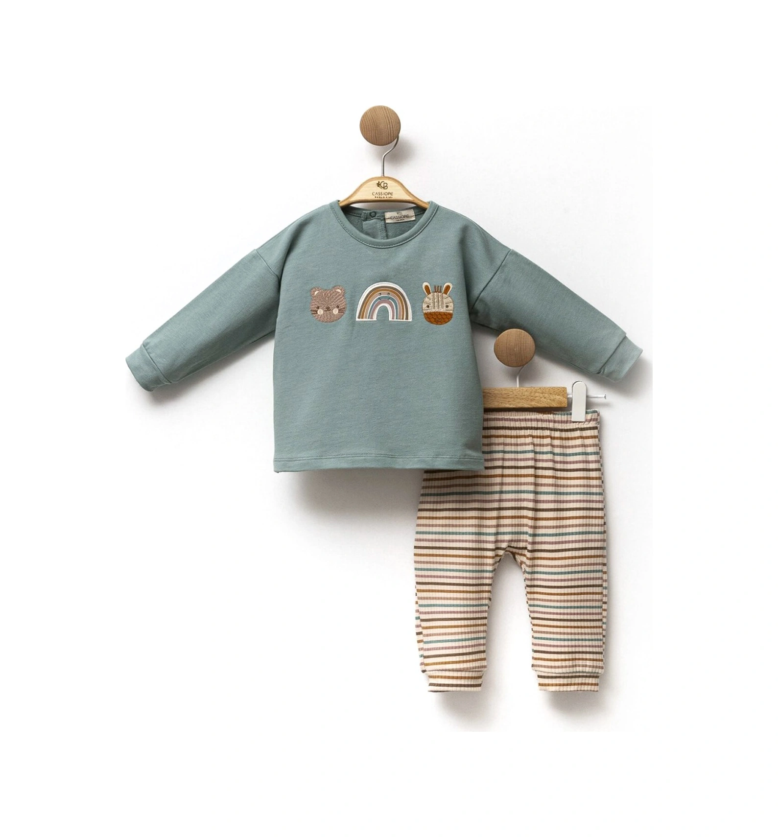 Cassiope 2'li Bebek Takım 474787 Yeşil Cassiope 2'li Bebek Takım 474787 Yeşil