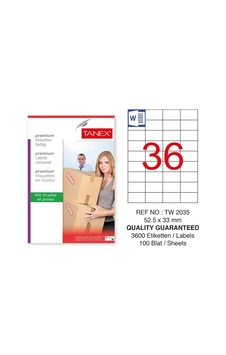 Tanex Tw-2035 Sevkiyat ve Lojistik Etiketi 52,5x33 mm Tanex Tw-2035 Sevkiyat ve Lojistik Etiketi 52,5x33 mm