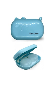 Lens Kabı Soft Clear Mavi Lens Kabı Soft Clear Mavi