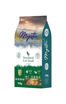 Mystic Sterilised Somonlu Az Tahıllı Kısırlaştırılmış Yetişkin Kedi Maması 15 KG Mystic Sterilised Somonlu Az Tahıllı Kısırlaştırılmış Yetişkin Kedi Maması 15 KG