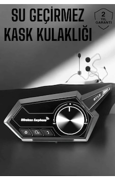 Hubrendy Tekno Motorcu Kulaklığı Kask Kulaklığı Anc Özelliği Sesli Görüşme Özelliği