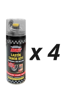 Autokit Lastik Tamir Köpüğü Sprey Kiti 4 X 450 Ml Autokit Lastik Tamir Köpüğü Sprey Kiti 4 X 450 Ml