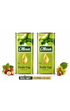 Çotanak Fındık Yağı 1 L Teneke X 2 Adet Çotanak Fındık Yağı 1 L Teneke X 2 Adet