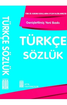 Ata Yayıncılık Türkçe Sözlük (Karton Kapak) Ata Yayıncılık Türkçe Sözlük (Karton Kapak)