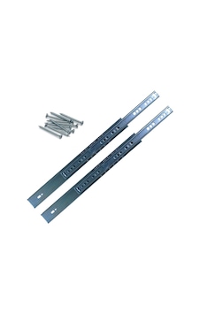 27 Mm X 27,8 Cm Bilyalı Dolap Çekmece Rayı Gümüş