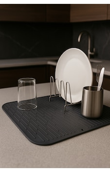 Silikon Bulaşık Kurutma Matı Su Toplamaz Kaydırmaz Bulaşıklık Tencere Altlığı 40x31 Cm Gri Silikon Bulaşık Kurutma Matı Su Toplamaz Kaydırmaz Bulaşıklık Tencere Altlığı 40x31 Cm Gri
