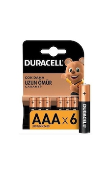 Duracell Aaa Lr03/mn2400 Kumanda Pili 6 Adet Duracell Aaa Lr03/mn2400 Kumanda Pili 6 Adet