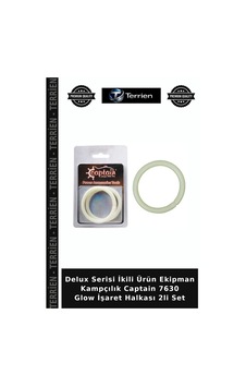 Delux Serisi İkili Ürün Ekipman Kampçılık Captain 7630 Glow İşaret Halkası 2li Set Standart Delux Serisi İkili Ürün Ekipman Kampçılık Captain 7630 Glow İşaret Halkası 2li Set Standart
