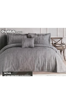 Özdilek Nova Çift Kişilik Yatak Örtüsü Gri Çok Renkli Özdilek Nova Çift Kişilik Yatak Örtüsü Gri Çok Renkli