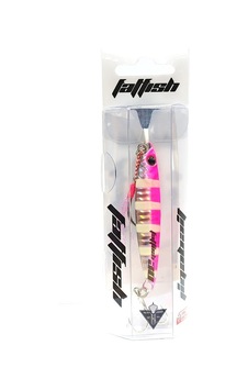 Fatfish Jiga Bait 70mm 30gr Jig Yem Pink Zebra Glow