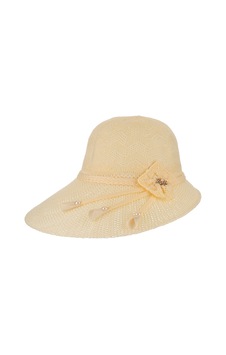 Angbutik Suyutti P-t26745-03 Kadın Siperli Merserize Hasır Şapka Çok Renkli