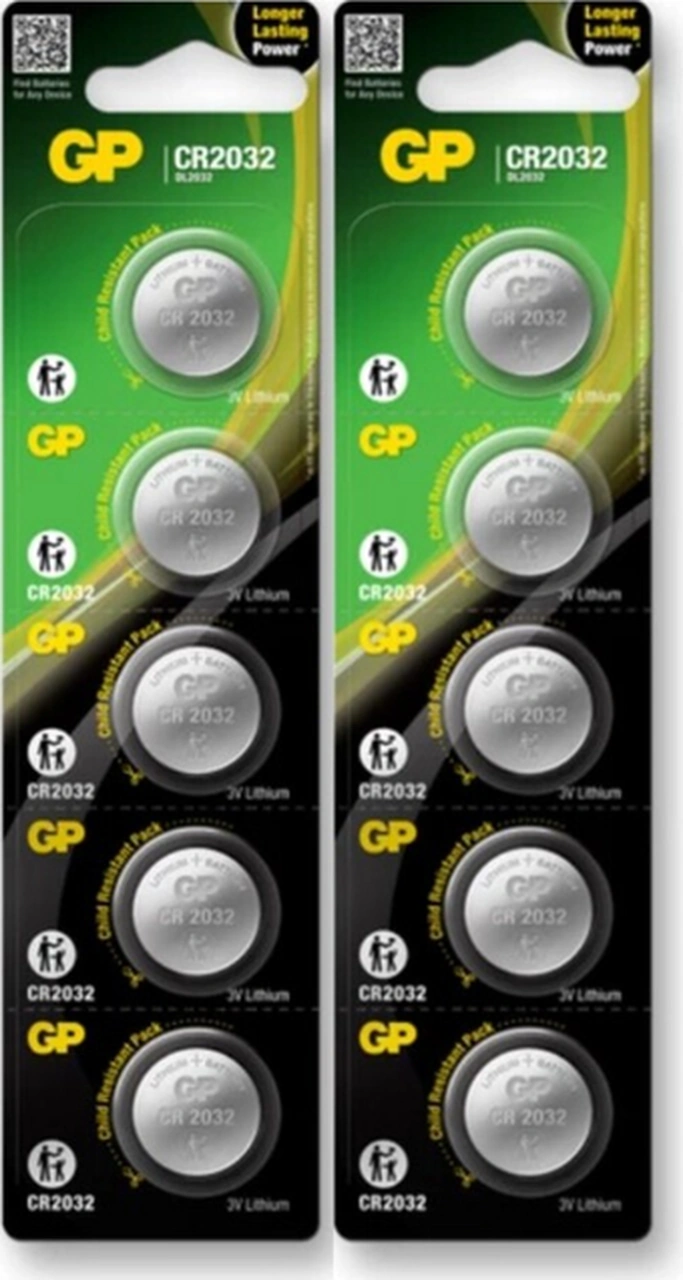Gp 10 Adet Cr 2032 3v Düğme Pil Gp 10 Adet Cr 2032 3v Düğme Pil