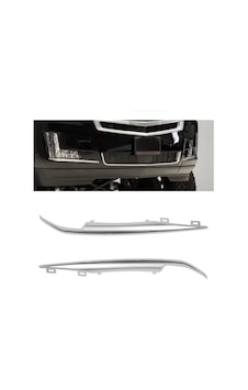 Cadillac - Ön Tampon Nikelajı Sağ Sol Set Escalade 2015-