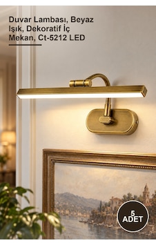 5 Adet Ct-5212eb Kuğu Aplik 7w Eskitme Metal Pc Difüzör Duvar Lambası, Beyaz Işık, Dekoratif İç Mekan, Ct-5212 Led 5 Adet Ct-5212eb Kuğu Aplik 7w Eskitme Metal Pc Difüzör Duvar Lambası, Beyaz Işık, Dekoratif İç Mekan, Ct-5212 Led