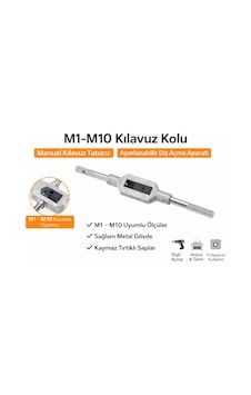 Senbang M1 M10 Kılavuz Kolu Manuel Kılavuz Tutucu Ayarlanabilir Diş Açma Aparatı Senbang M1 M10 Kılavuz Kolu Manuel Kılavuz Tutucu Ayarlanabilir Diş Açma Aparatı