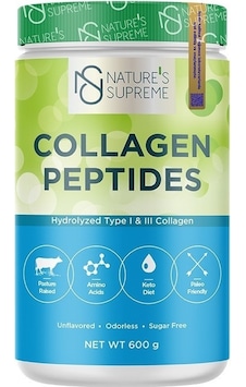 Natures Supreme Collagen Peptides Powder 600 Gr Aromasız Natures Supreme Collagen Peptides Powder 600 Gr Aromasız