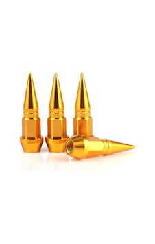 Alüminyum Sivri Sibop Kapağı Gold 4& 39lü 45mm