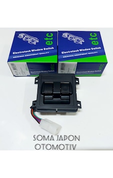 L300 Ön Cam Düğmesi Çiftli 2tuş 7 Fiş Mr159874 L300 Ön Cam Düğmesi Çiftli 2tuş 7 Fiş Mr159874