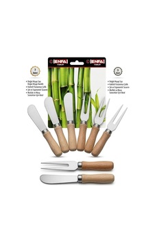 Smartizi 6 Parça Doğal Bambu Kahvaltı Ve Sunum Seti - 3 Mini Kokteyl Çatalı Ve 3 Tereyağı Reçel Sürme Spatulas Diğer Smartizi 6 Parça Doğal Bambu Kahvaltı Ve Sunum Seti - 3 Mini Kokteyl Çatalı Ve 3 Tereyağı Reçel Sürme Spatulas Diğer