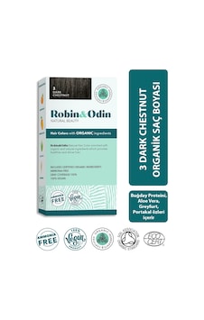 Robin & Odin Organik Kalıcı Saç Boyası 3 Dark Chestnut (548737871) Robin & Odin Organik Kalıcı Saç Boyası 3 Dark Chestnut (548737871)