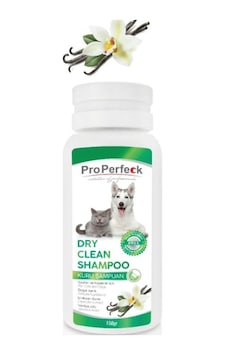 Pro Perfeck Kedi Köpek Kuru Toz Vanilyalı Kokulu Şampuan 150 G Pro Perfeck Kedi Köpek Kuru Toz Vanilyalı Kokulu Şampuan 150 G