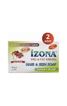 İzona Sabun Kükürtlü Ve Katranlı 85 Gr 2li Çam Katranı - Kükürt