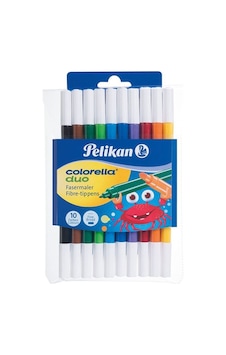 Pelikan Colorella Duo Çift Renkli Keçeli Kalem 10 Lu 973172 N11.588 Pelikan Colorella Duo Çift Renkli Keçeli Kalem 10 Lu 973172 N11.588
