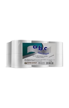 Abc Soft Dev Ev Tipi Tuvalet Kağıdı 12 Rulo 3 KG