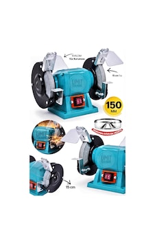 Profesyonel Taş Motoru Çark Motoru Bıçak Balta Bileme Zımpara Makinesi 150 Mm