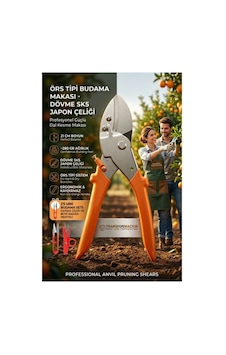 Profesyonel Örs Tipi Budama Makası - Dövme Sk5 Japon Çeliği Güçlü Dal Kesme Makası 723297 Profesyonel Örs Tipi Budama Makası - Dövme Sk5 Japon Çeliği Güçlü Dal Kesme Makası 723297