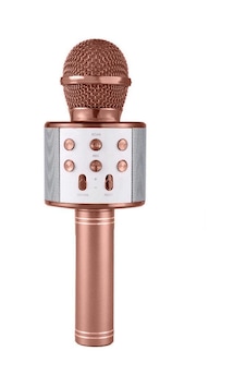 Karaoke Mikrofonlu Hoparlör - Şarjlı -bluetooth Rose Gold 5691 Karaoke Mikrofonlu Hoparlör - Şarjlı -bluetooth Rose Gold 5691