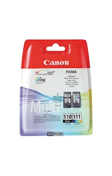 Canon Pg510 Cl511 Mürekkep Kartuş İkili Set 510 511 Canon Pg510 Cl511 Mürekkep Kartuş İkili Set 510 511