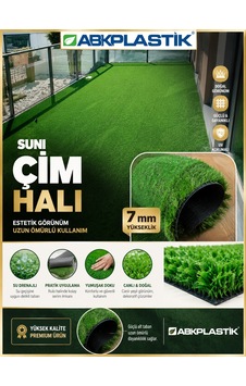 7 Mm Suni Çim Halı Uv Korumalı Balkon Bahçe 200 X 3000 7 Mm Suni Çim Halı Uv Korumalı Balkon Bahçe 200 X 3000