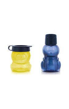 Atıştırmalık Kap 300 Ml Ve Eco Şişe Suluk Dino 350 Ml Mavi Atıştırmalık Kap 300 Ml Ve Eco Şişe Suluk Dino 350 Ml Mavi