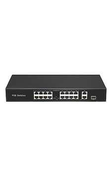 Ironstar 16 Port 10/100m Poe Switch 2 Uplink Gigabit Ethernet Port Ironstar 16 Port 10/100m Poe Switch 2 Uplink Gigabit Ethernet Port