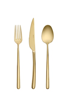 Hisar Bahama 84 Parça Çatal Kaşık Bıçak Seti Titanyum Gold Hisar Bahama 84 Parça Çatal Kaşık Bıçak Seti Titanyum Gold