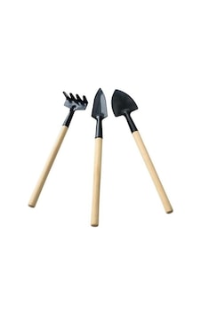 3 Parça Mini Bitki Hobi Seti - Bahçe Saksı Sukulent Bakım Çapa-tırmık-kürek Standart 3 Parça Mini Bitki Hobi Seti - Bahçe Saksı Sukulent Bakım Çapa-tırmık-kürek Standart
