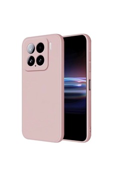 Mi 15 Kılıf Nano İçi Kadife Silikon - Pudra Mi 15 Kılıf Nano İçi Kadife Silikon - Pudra
