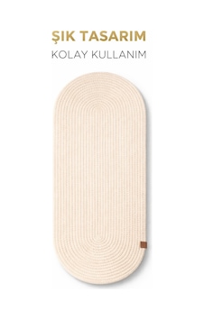 Oval Hasır Runner 30x80 Cm Şık Dekoratif Masa Örtüsü & Sofra Düzeni Bej Oval Hasır Runner 30x80 Cm Şık Dekoratif Masa Örtüsü & Sofra Düzeni Bej