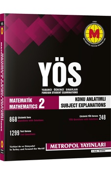 Yös Matematik-2 (Konu Anlatımlı-Örnek Çözümlü) Yös Matematik-2 (Konu Anlatımlı-Örnek Çözümlü)