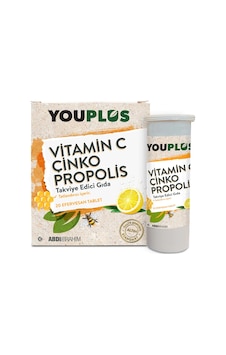 You Plus Vitamin C Çinko Propolis 20 Efervesan Tablet