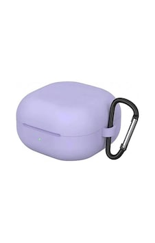 Samsung Galaxy Buds 4 / 4 Pro Uyumlu Kılıf Askılı Mat Silikon Ürün Kulaklık Değildir Lila