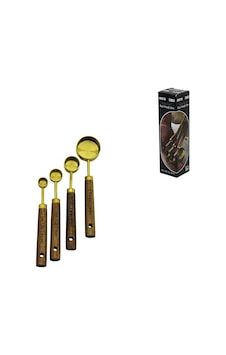 İbico İ22-317 Gold Metal Ölçü Kaşık Seti 15ml-5ml-2.5ml-1.25ml İbico İ22-317 Gold Metal Ölçü Kaşık Seti 15ml-5ml-2.5ml-1.25ml