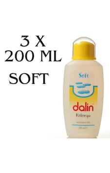 Dalin Soft Kolonya Sarı Kapak 3 x 200 ML Dalin Soft Kolonya Sarı Kapak 3 x 200 ML
