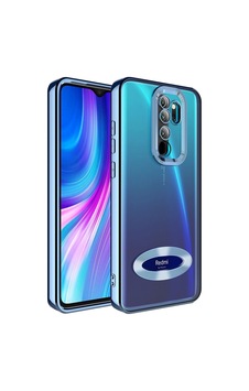 Xiaomi Redmi Note 8 Pro Kılıf Kamera Korumalı Logo Gösteren Zore Omega Kapak Sierra Mavi Xiaomi Redmi Note 8 Pro Kılıf Kamera Korumalı Logo Gösteren Zore Omega Kapak Sierra Mavi