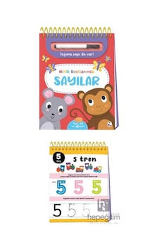 Minik Dostlarımla Sayılar Yaz, Sil Ve Öğren Minik Dostlarımla Sayılar Yaz, Sil Ve Öğren
