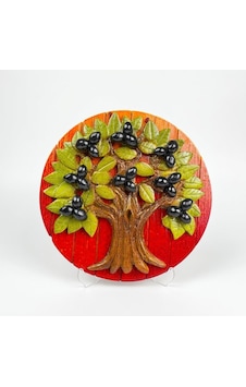 Zeytin Ağacı Duvar Dekoru Bereket Temalı Hayat Ağacı Duvar Süsü 21 Cm Zeytin Ağacı Duvar Dekoru Bereket Temalı Hayat Ağacı Duvar Süsü 21 Cm