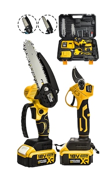 Assur ASR1012 18V Dal Budama Makası + Testeresi 2li Set Sarı Assur ASR1012 18V Dal Budama Makası + Testeresi 2li Set Sarı