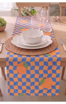 Orange Citrus Baskılı Runner 40x140 Cm Çok Renkli Orange Citrus Baskılı Runner 40x140 Cm Çok Renkli