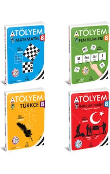 Arı Yayınları 8 Sınıf Matematik Fen Türkçe Sosyal Akıllı Atölyem Seti 4 Kitap Arı Yayınları 8 Sınıf Matematik Fen Türkçe Sosyal Akıllı Atölyem Seti 4 Kitap